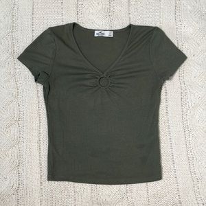 Hollister Green top 💚